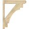 Ekena Millwork Merced Craftsman Rough Sawn Outlooker, Douglas Fir, 6"W x 28"D x 34"H OUT06X28X34MRC04RDF - alternate 2